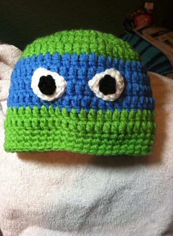 Ninja Turtle Crochet Hat